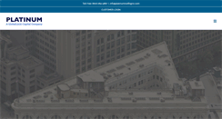 Desktop Screenshot of platinumroofinginc.com