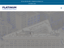 Tablet Screenshot of platinumroofinginc.com